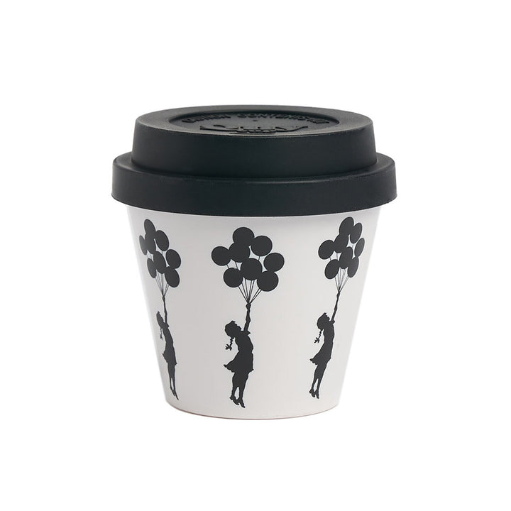 FLYING BALLOONS GIRL LID BLACK - Quycup